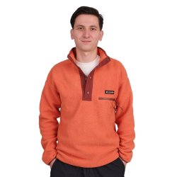 Світшот Columbia Helvetia™ II Half Snap Fleece M - помаранчевий