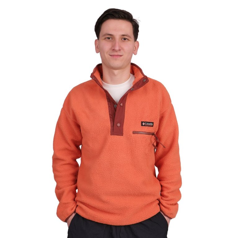Світшот Columbia Helvetia™ II Half Snap Fleece M - помаранчевий