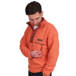 Світшот Columbia Helvetia™ II Half Snap Fleece M - помаранчевий