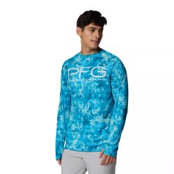 Футболка Columbia Super Terminal Tackle™ Vent LS M - синя