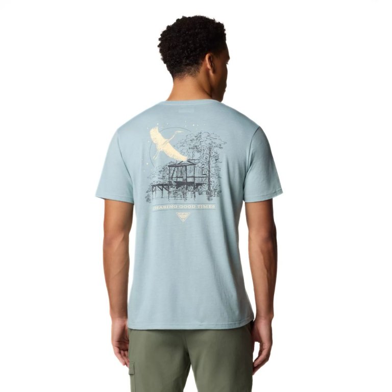 Футболка Columbia PFG Uncharted™ Graphic Tee M - синя