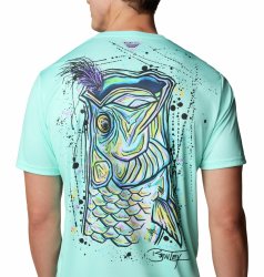Футболка Columbia Terminal Tackle PFG™ X Bentley SS M - синя