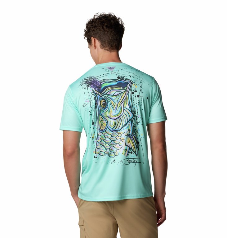Футболка Columbia Terminal Tackle PFG™ X Bentley SS M - синя