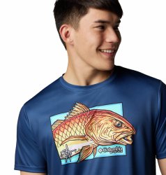 Футболка Columbia Terminal Tackle PFG™ X Bentley SS M - синя