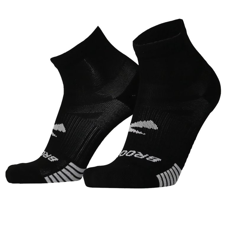 Шкарпетки Brooks Ghost Lite Quarter 2 pack - чорні