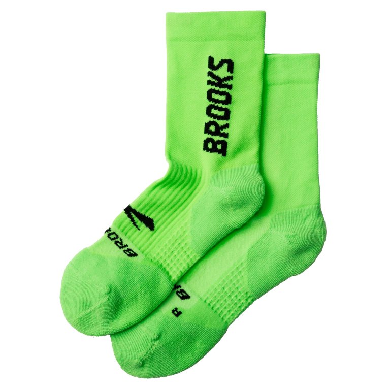 Шкарпетки Brooks Ghost Crew - зелені