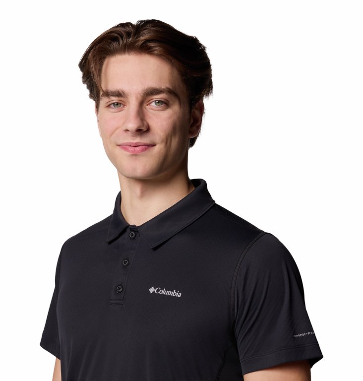 Футболка Columbia Zero Rules™ Light Polo M - чорна