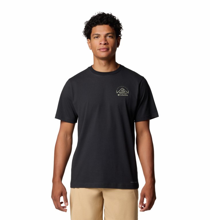 Футболка Columbia Tunnel Valley™ Graphic Tee M - чорна