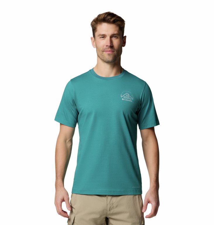 Футболка Columbia Tunnel Valley™ Graphic Tee M - синя