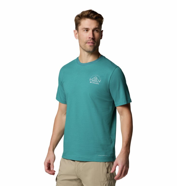 Футболка Columbia Tunnel Valley™ Graphic Tee M - синя