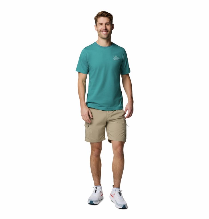Футболка Columbia Tunnel Valley™ Graphic Tee M - синя