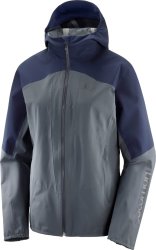 Куртка Salomon OUTLINE JKT W - сіра/синя