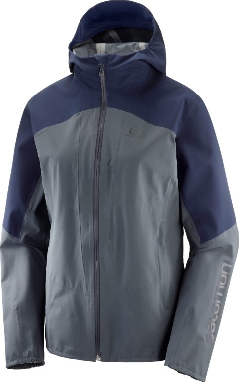 Куртка Salomon OUTLINE JKT W - сіра/синя