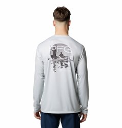 Футболка Columbia Terminal Tackle PFG™ Tarpon Rise LS M - сіра