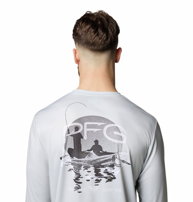 Футболка Columbia Terminal Tackle PFG™ Tarpon Rise LS M - сіра