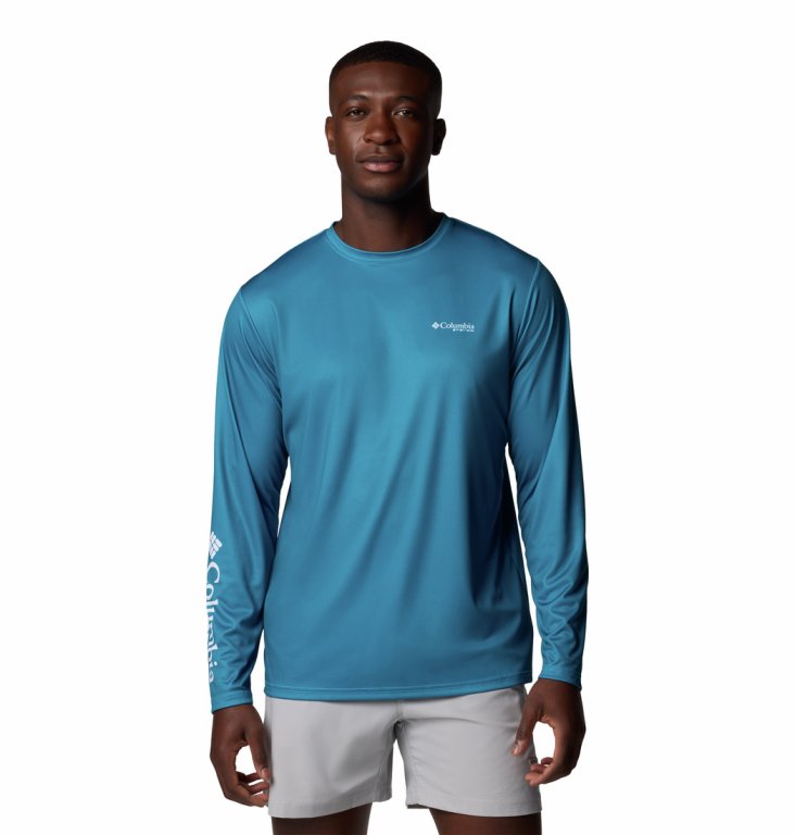 Футболка Columbia Terminal Tackle PFG™ Tarpon Rise LS M - синя