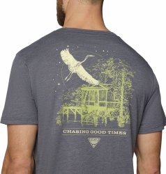 Футболка Columbia PFG Uncharted™ Graphic Tee M - сіра