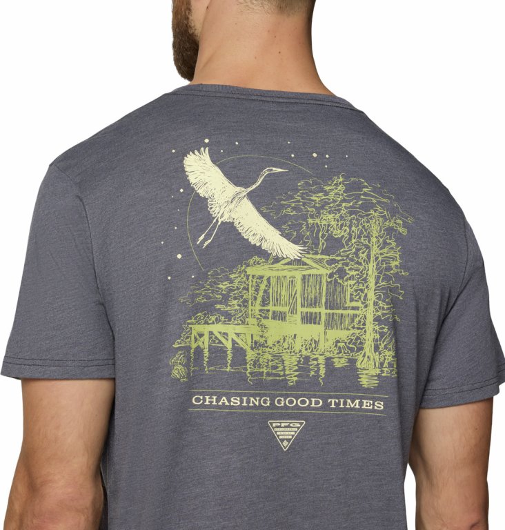 Футболка Columbia PFG Uncharted™ Graphic Tee M - сіра