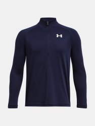 Футболка Under Armour Tech 2.0 1/2 Zip Jr Blue