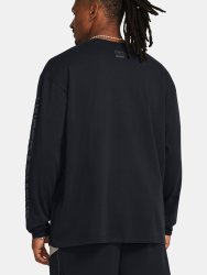 Футболка Under Armour HW Tonal Wordmark LS Man Black