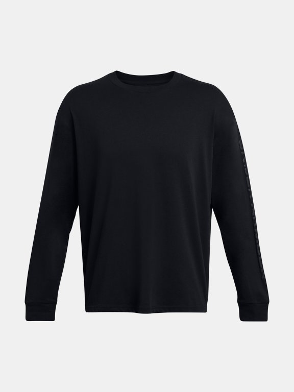 Футболка Under Armour HW Tonal Wordmark LS Man Black