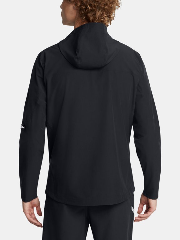 Bunda Under Armour Vanish Woven Utility Jacket Man Black