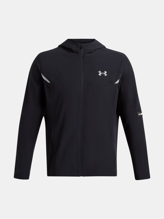 Bunda Under Armour Vanish Woven Utility Jacket Man Black