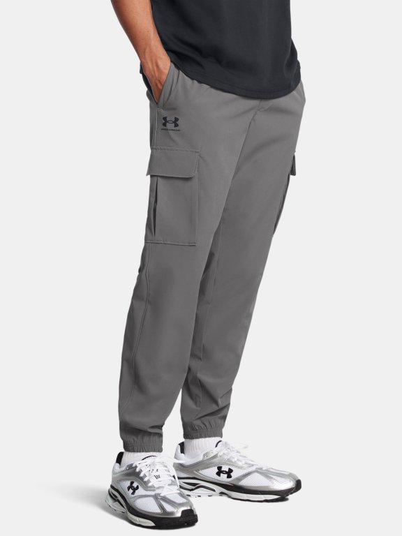 Штани Under Armour Vibe Woven Cargo сірі