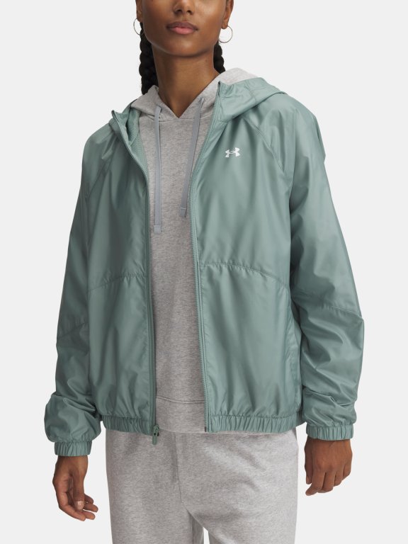 Куртка Under Armour Rival Sport Windbreak Jkt Wmn Green