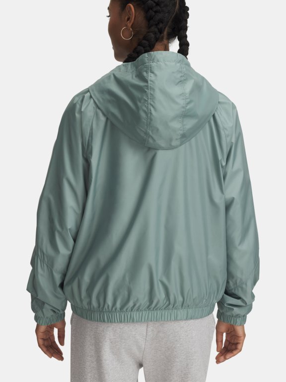 Куртка Under Armour Rival Sport Windbreak Jkt Wmn Green