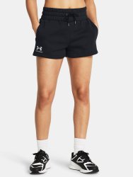 Kraťasy Under Armour Icon Fleece Boxer Shorts Wmn Black