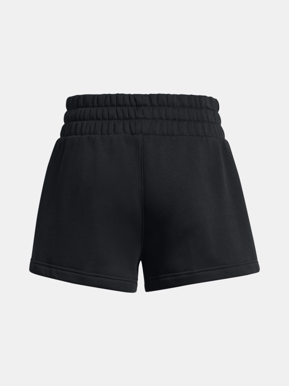 Kraťasy Under Armour Icon Fleece Boxer Shorts Wmn Black