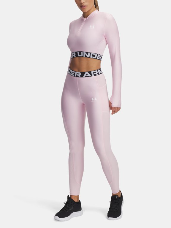 Легінси Under Armour Heatgear Rib Legs Wmn Pink