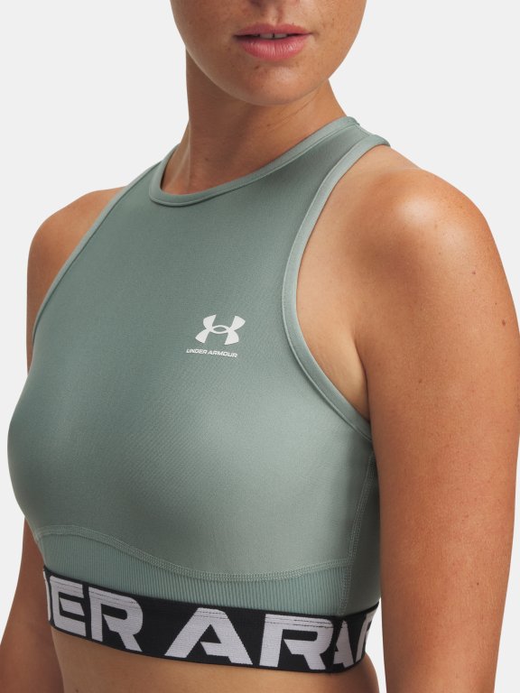 Топ Under Armour Heatgear Rib Tank Wmn Green