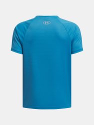 Футболка Under Armour Tech Split Wordmark SS Jr Blue