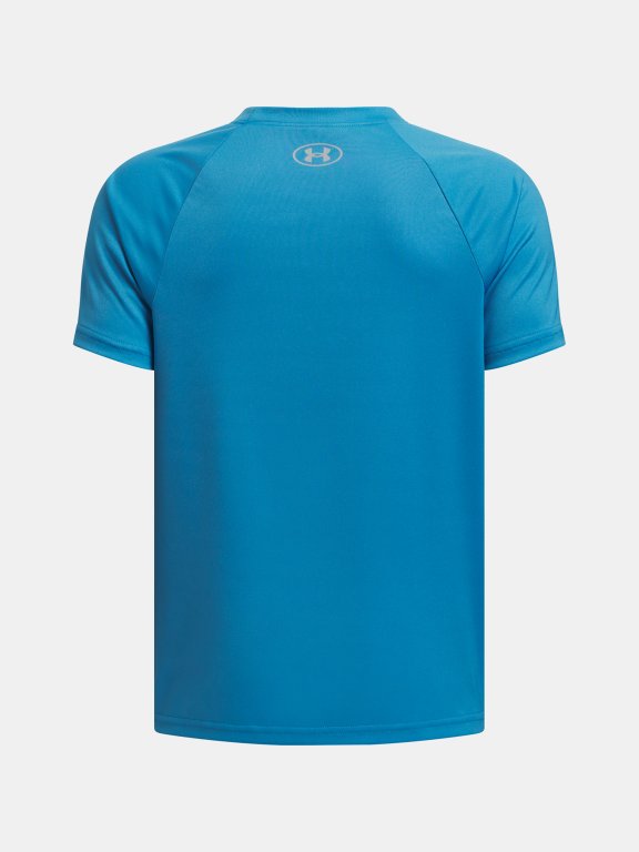 Футболка Under Armour Tech Split Wordmark SS Jr Blue