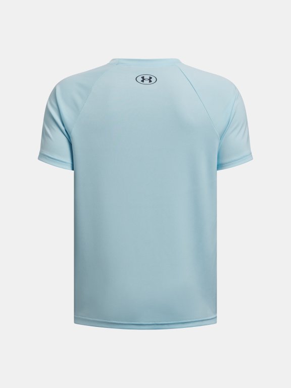 Футболка Under Armour Tech Split Wordmark SS Jr Blue