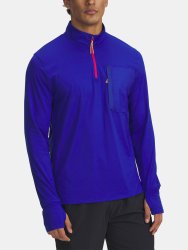 Футболка Under Armour Trail Run Quarter Zip синя