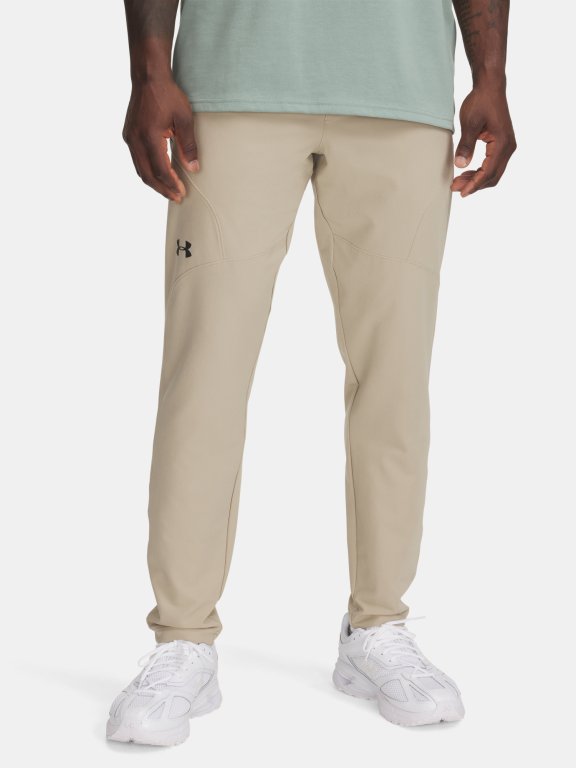 Штани Under Armour Unstoppable Tapered коричневі