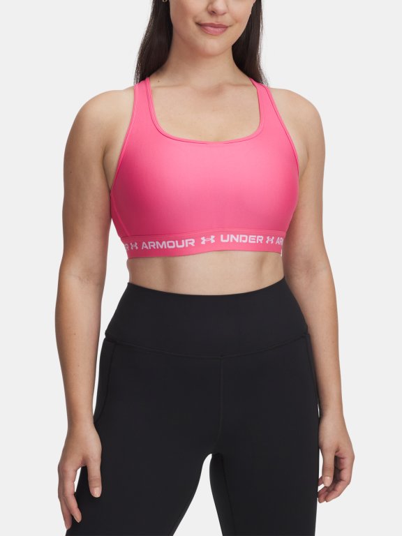 Бюстгальтер Under Armour Crossback Mid Bra Wmn Pink