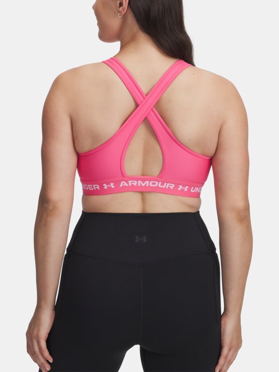 Бюстгальтер Under Armour Crossback Mid Bra Wmn Pink