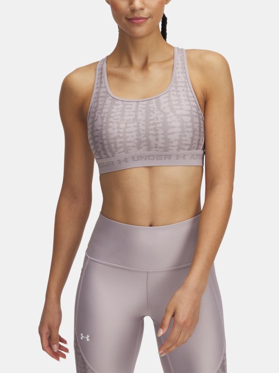 Бюстгальтер Under Armour Crossback Mid Print Wmn Grey