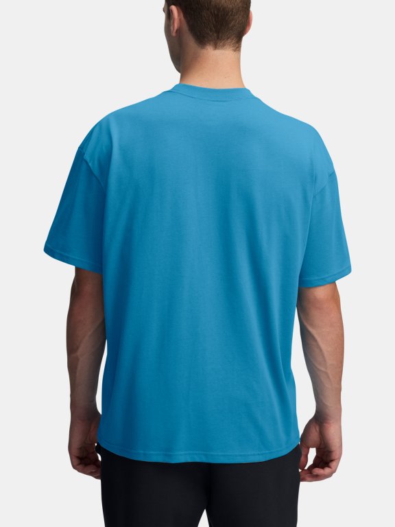 Футболка Under Armour HW Os Branded SS Man Blue