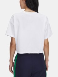 Футболка Under Armour Varsity Mix Hss Crop Wmn White