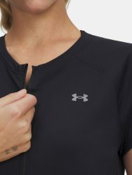 Футболка Under Armour Trail Run Zip SS Wmn Black