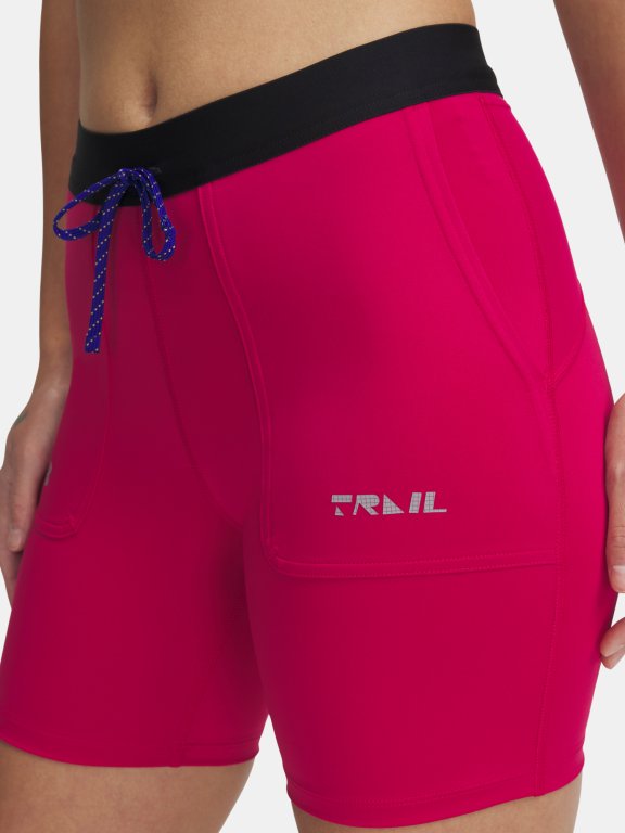 Шорти Under Armour Trail Run Fitted Short Wmn Pink