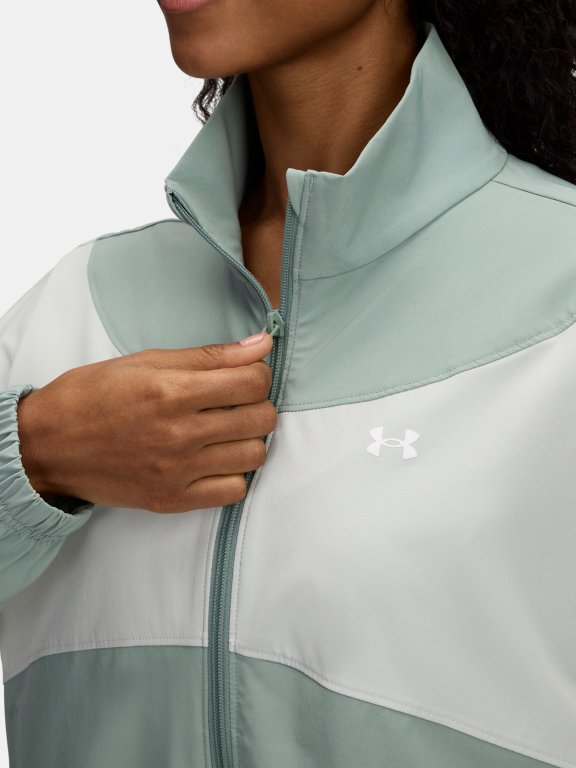 Куртка Under Armour Rival Woven Jacket Wmn Green