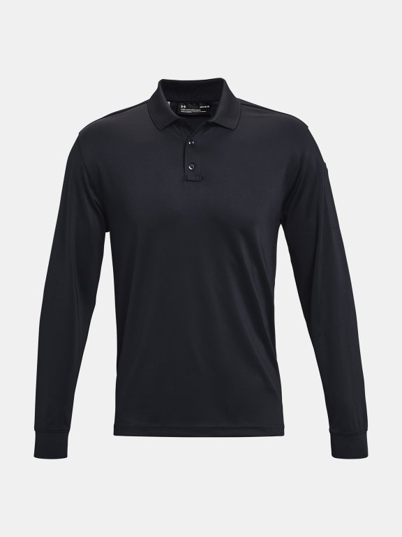 Футболка Under Armour Tac Performance Polo LS 2.0 Man Blue