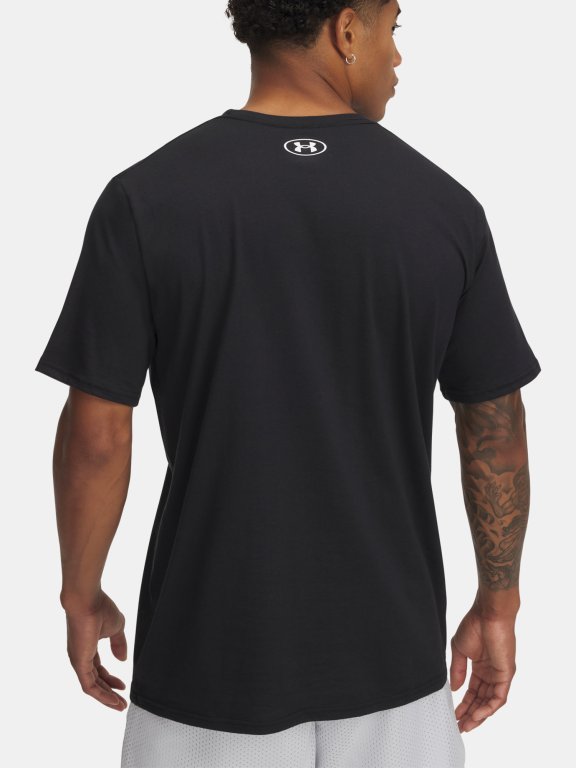 Футболка Under Armour Camo Chest Stripe SS Man Black