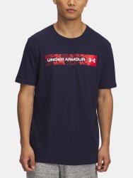 Футболка Under Armour Camo Chest Stripe SS Man Blue